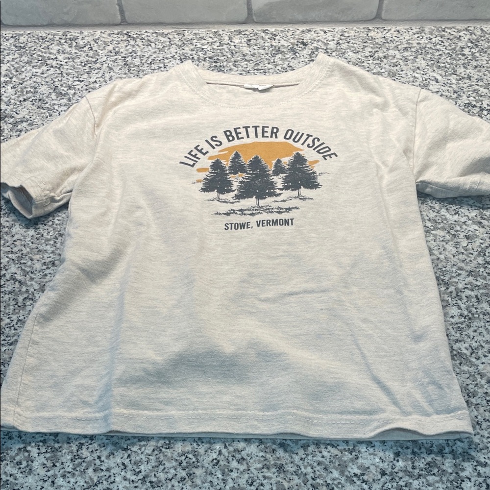 Graphic Tee with Outdoor Print